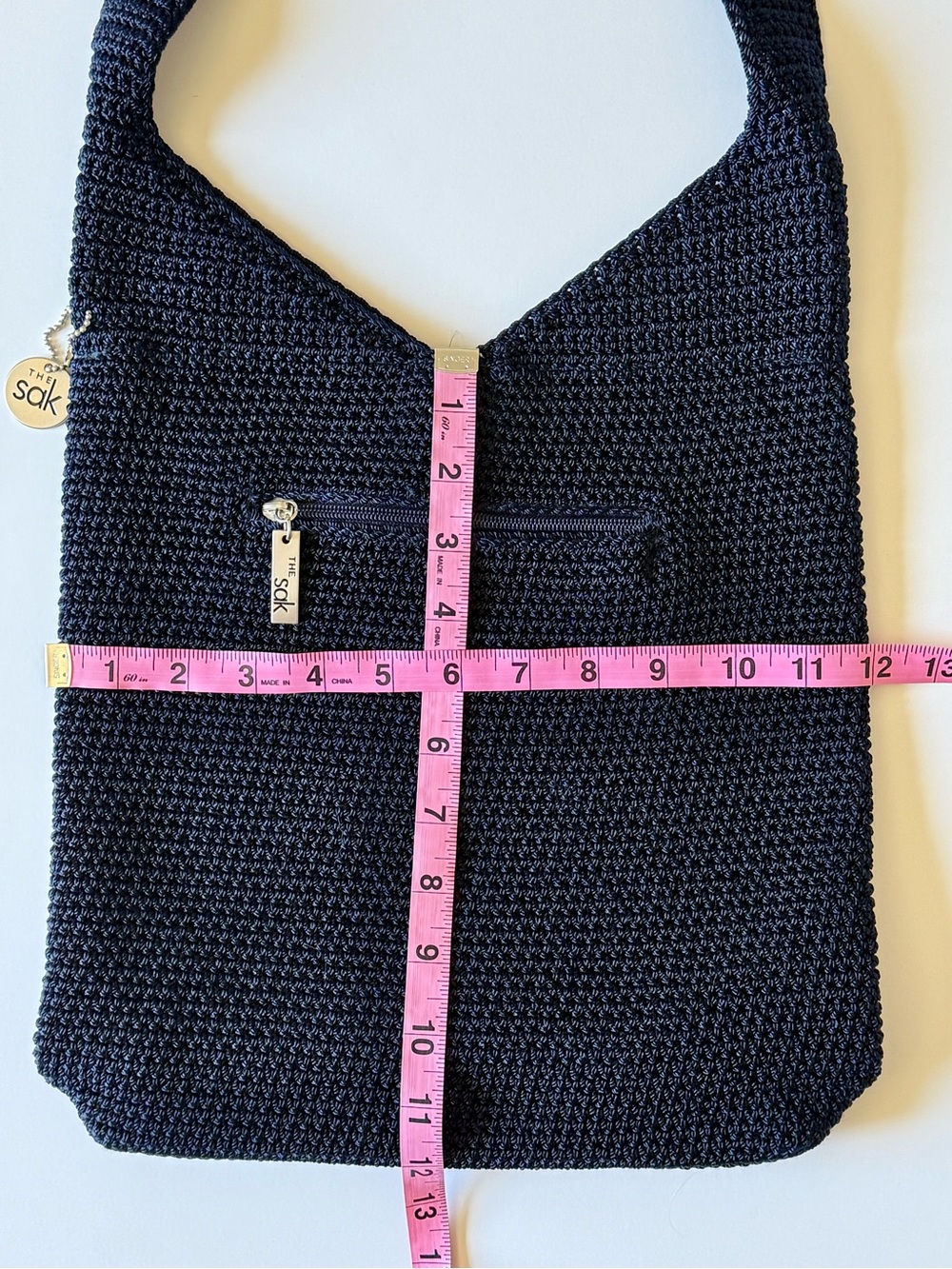 The Sak Navy Blue crochet shoulder bag - Picture 3 of 6